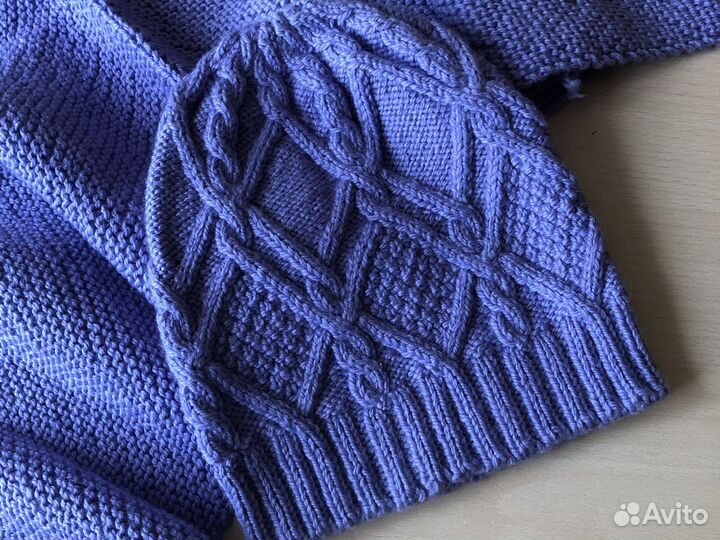 Комплект бактус и шапка женские