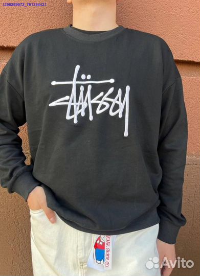 Свитшот Stussy чёрный