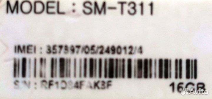 Samsung Galaxy Tab 3 8.0 SM-T311 16Gb
