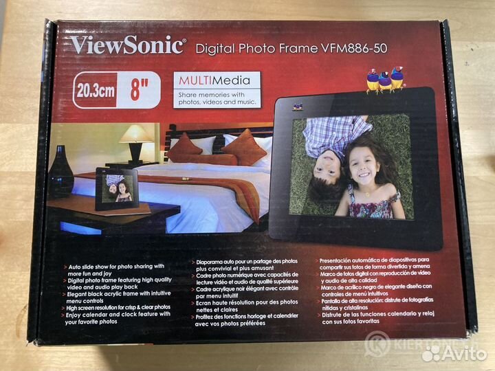 Цифровая фоторамка viewsonic vfm886-50