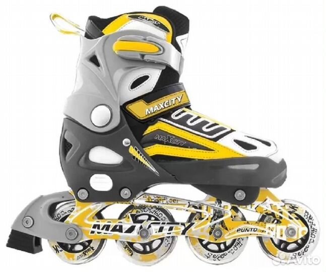 Роликовые коньки раздвижные 33-36