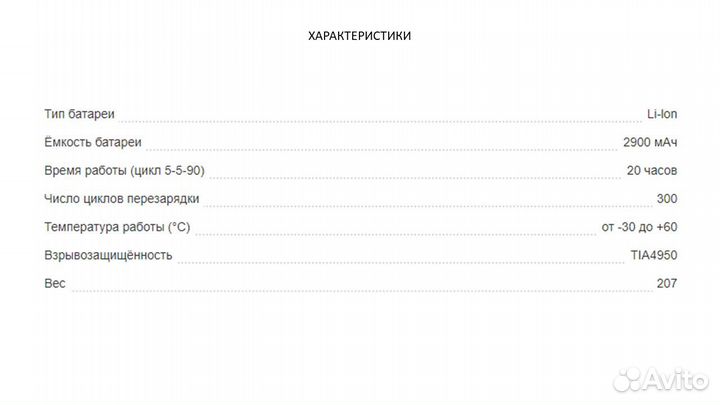 Аккумулятор Motorola DP4400 4600 4800 (pmnn4489)