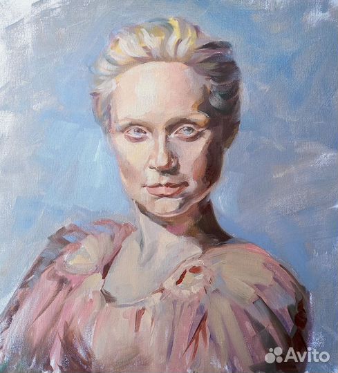 Портрет, картина маслом (не печать)