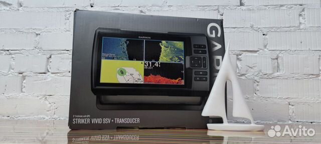 Эхолот Garmin striker vivid 9sv с датчиком gt52hw