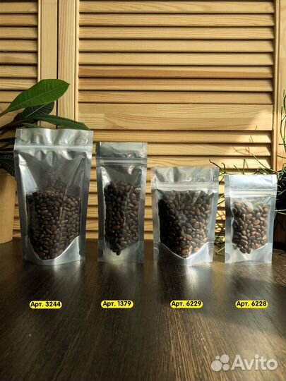 Пакет дой пак с прозрачной стороной