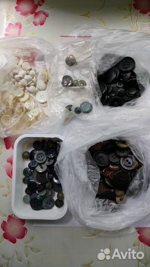 Пуговицы СССР и 90-х