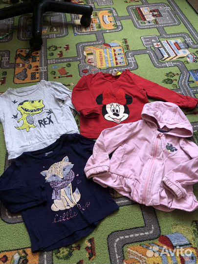 Одежда на девочку 86 92 пакетом