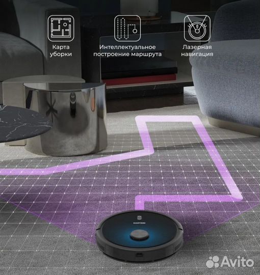Робот пылесос моющий новый