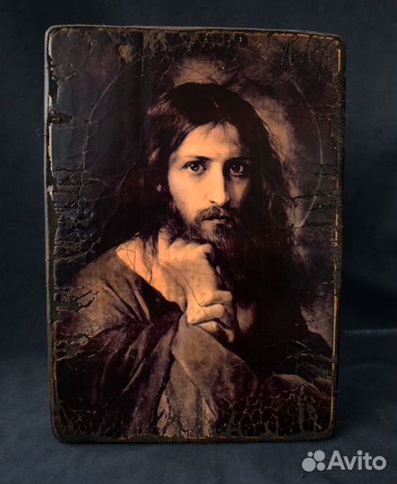 Деревянная икона Спасителя нашего Иисуса Христа