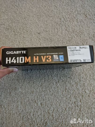 Материнская плата gigabyte h410m h v3 lga 1200