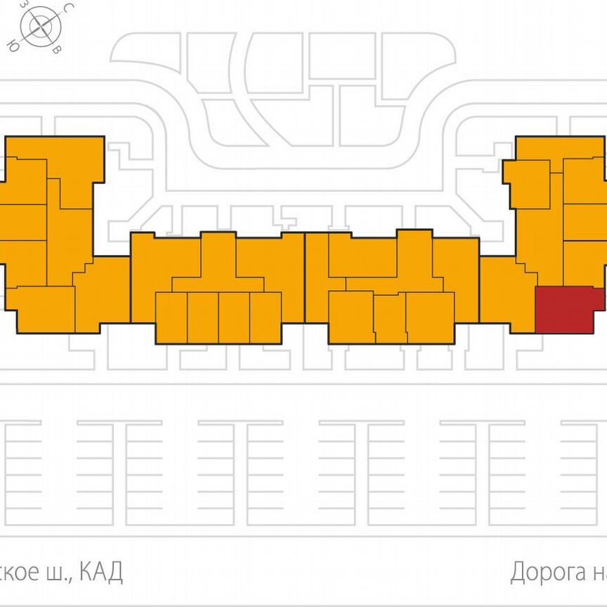 2-к. квартира, 50,2 м², 4/8 эт.