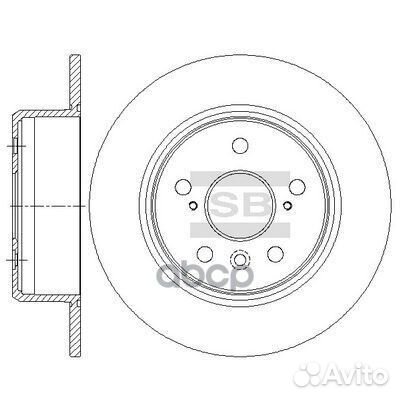 Диск тормозной toyota camry V10/V20 3.0 91-01/V