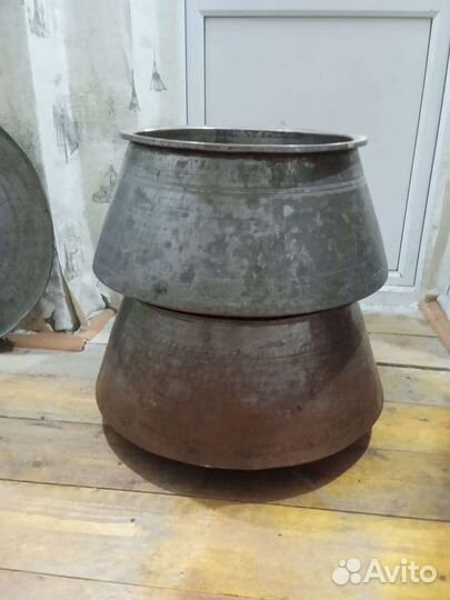 Старинный медный казан на 40 литров