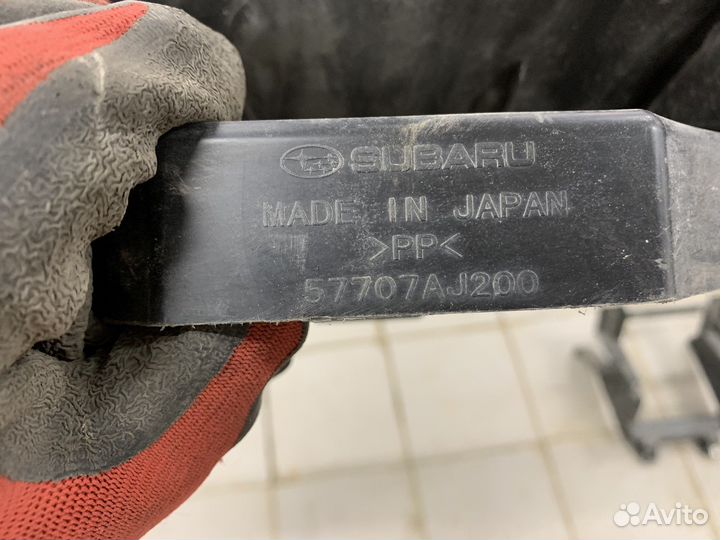 Защита переднего бампера Subaru Legacy B14