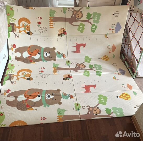 Детский коврик для ползания 180 200