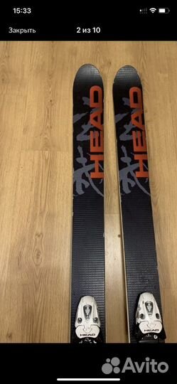 Горные лыжи фрирайд Head Zag AK 165 172 177 188см