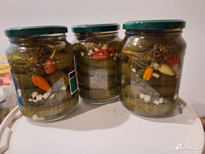 Хрустящие солёные огурцы