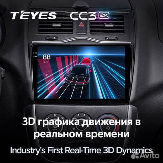 Магнитола Teyes CC3 2K 6/128 LADA Granta 2018+