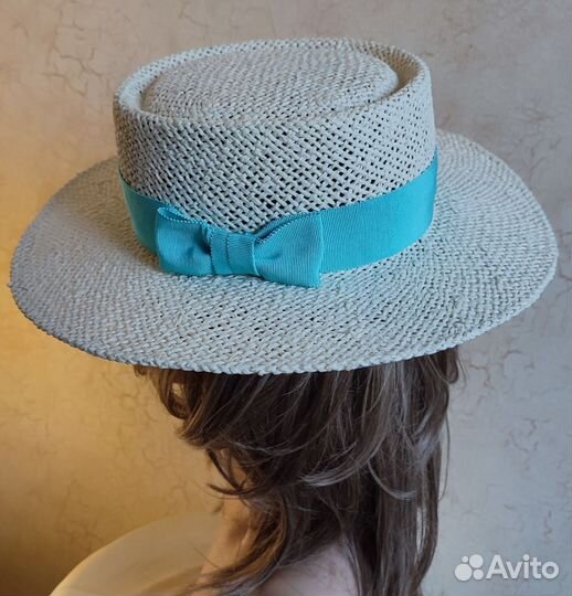 Шляпа женская соломенная 
