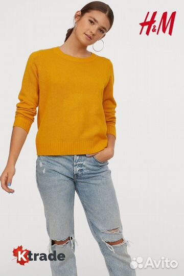 Свитер женский укороченный