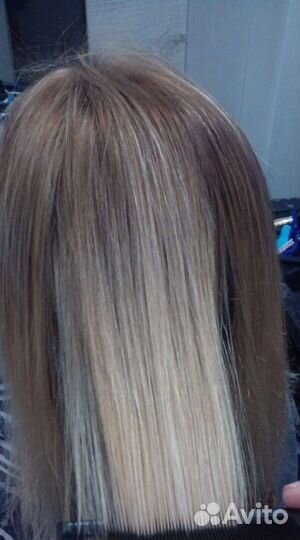 Окрашивание волос и прикорневой обьем