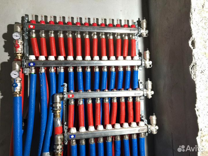 Водяной теплый пол. Монтаж отопления