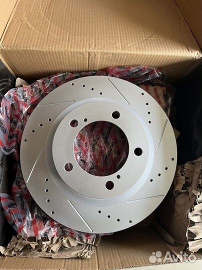 Усиленные передние тормозные диски LC200 LX570