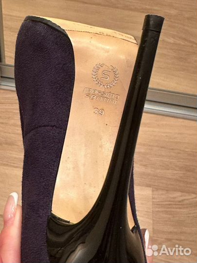 Сапоги чулки замша 39