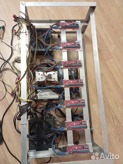 Каркас для майнинг фермы с содержимым или без