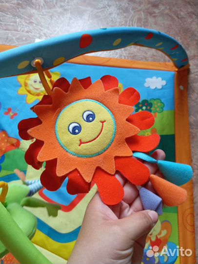 Развивающий коврик tiny love солнечная полянка