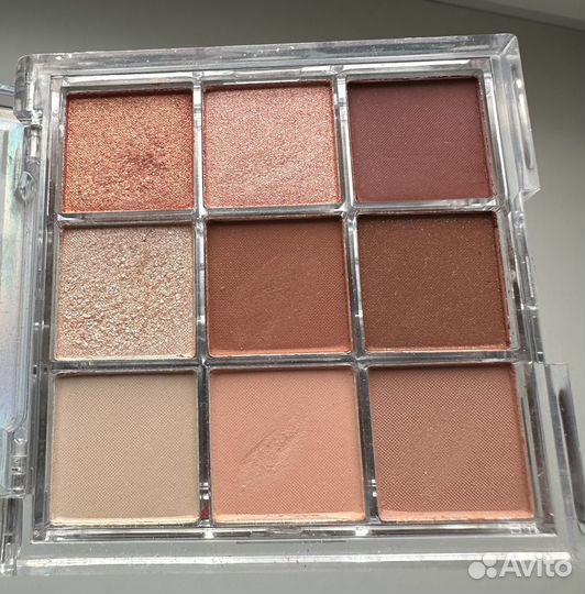 La meila палетка теней 9 шт нюд красные