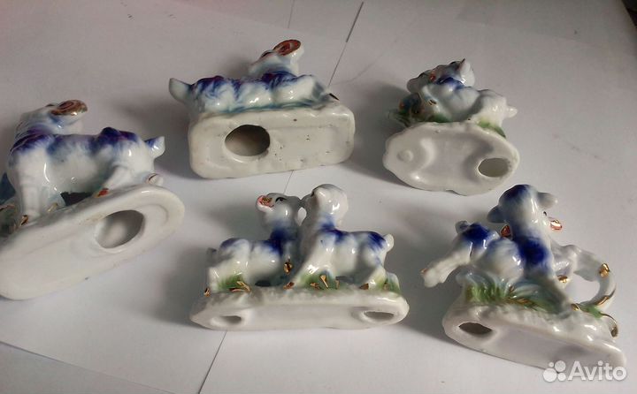 Старинные фарфоровые статуэтки СССР одним лотом