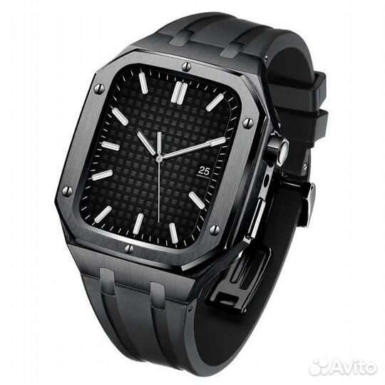 Металлический чехол Apple Watch Series 8 7 44мм
