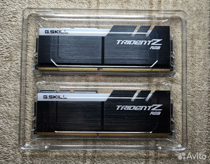 Оперативная память DDR4 G.skill trident Z RGB 16gb