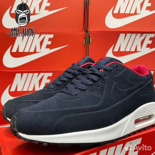 Кроссовки Nike Air Max 90 зимние с мехом