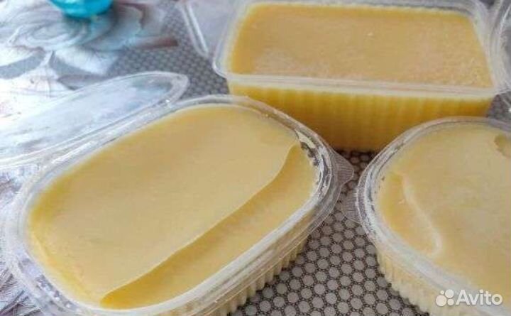 Масло топлёное, творог домашний