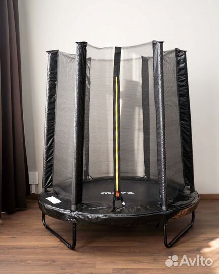 Детский батут с сеткой для дома, улицы 139 см
