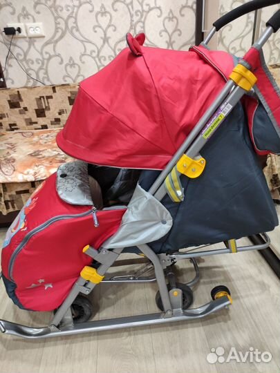 Санки коляска nika kids