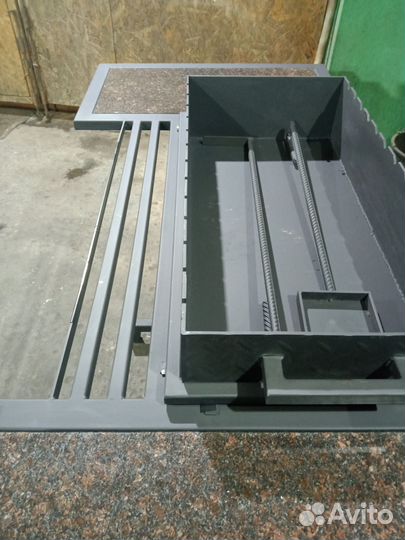 Мангал лофт с 2 полками