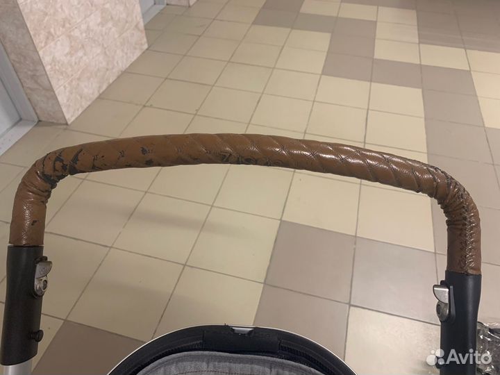 Joolz day studio серая джинсовая Коляска 2 в 1