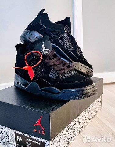 Кроссовки Nike Air Jordan 4 Retro x Black Cat