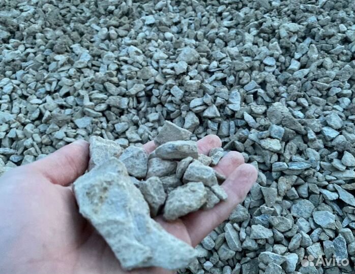 Щебень доломит