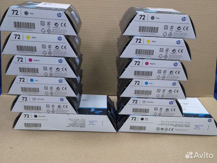 Картриджи hp 72 C9401A Gray