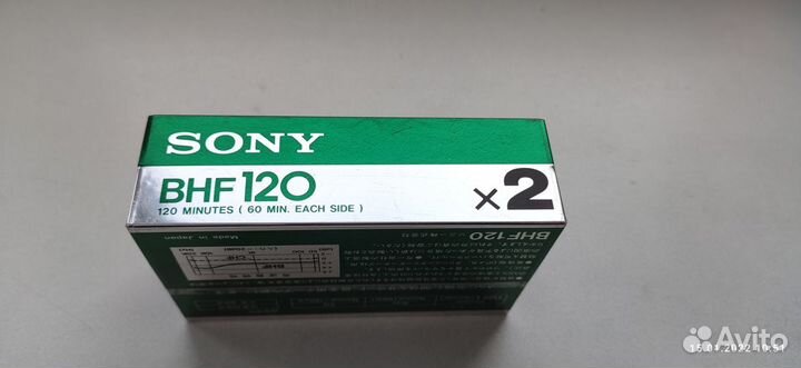 Аудиокассеты Sony BHF 120 (2pack), Japan market