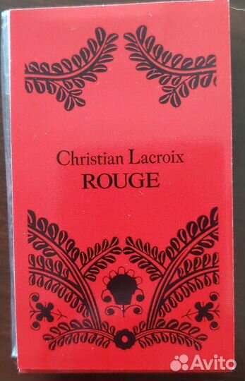 Винтаж Christian Lacroix Rouge