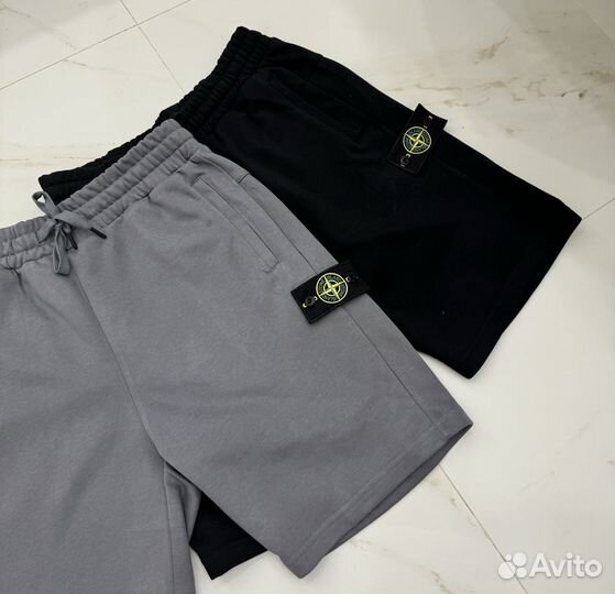 Шорты Stone island патч