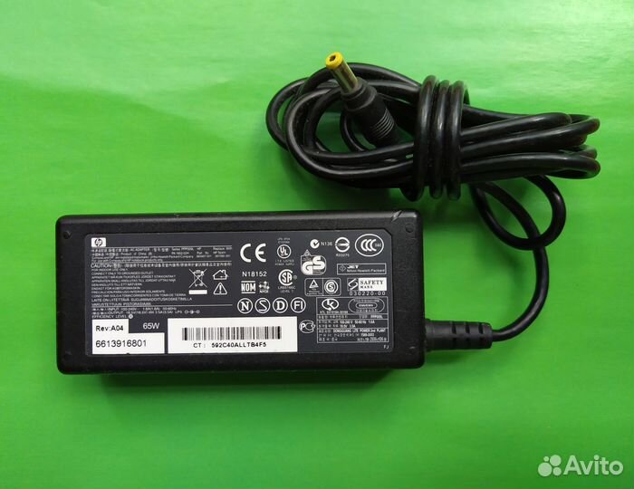 Зарядка для ноутбука HP Compaq 18.5V 3.5A оригинал