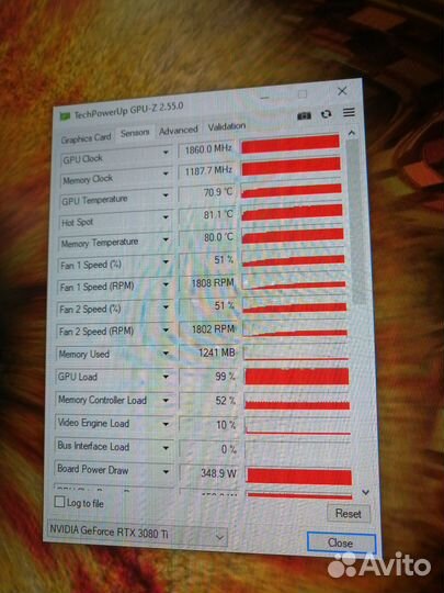Видеокарта Palit Gamerock RTX 3080 Ti 12GB