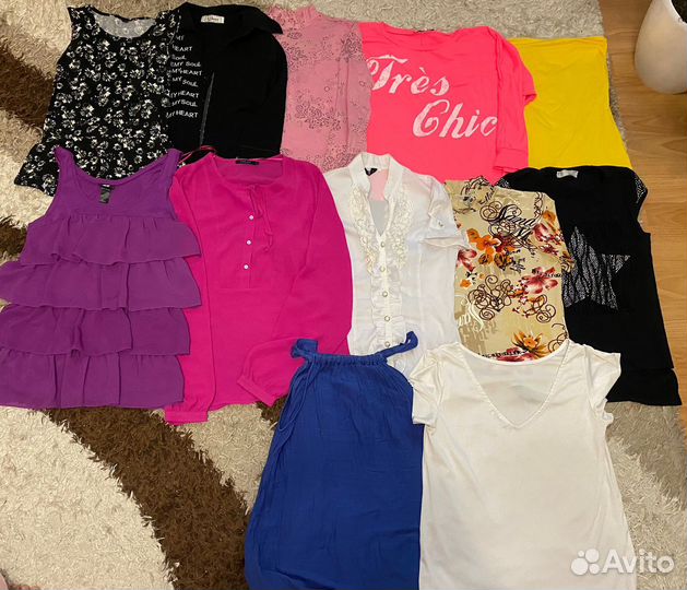 Блузки, рубашки, поло р.40, 42, 44