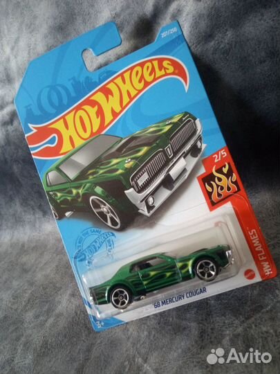 Hot Wheels '68 Mercury Cougar HW Flames